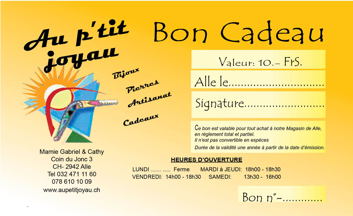 Acheter un bon cadeau pour tous les goûts